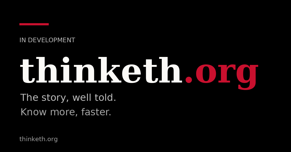 Link preview image for thinketh.org